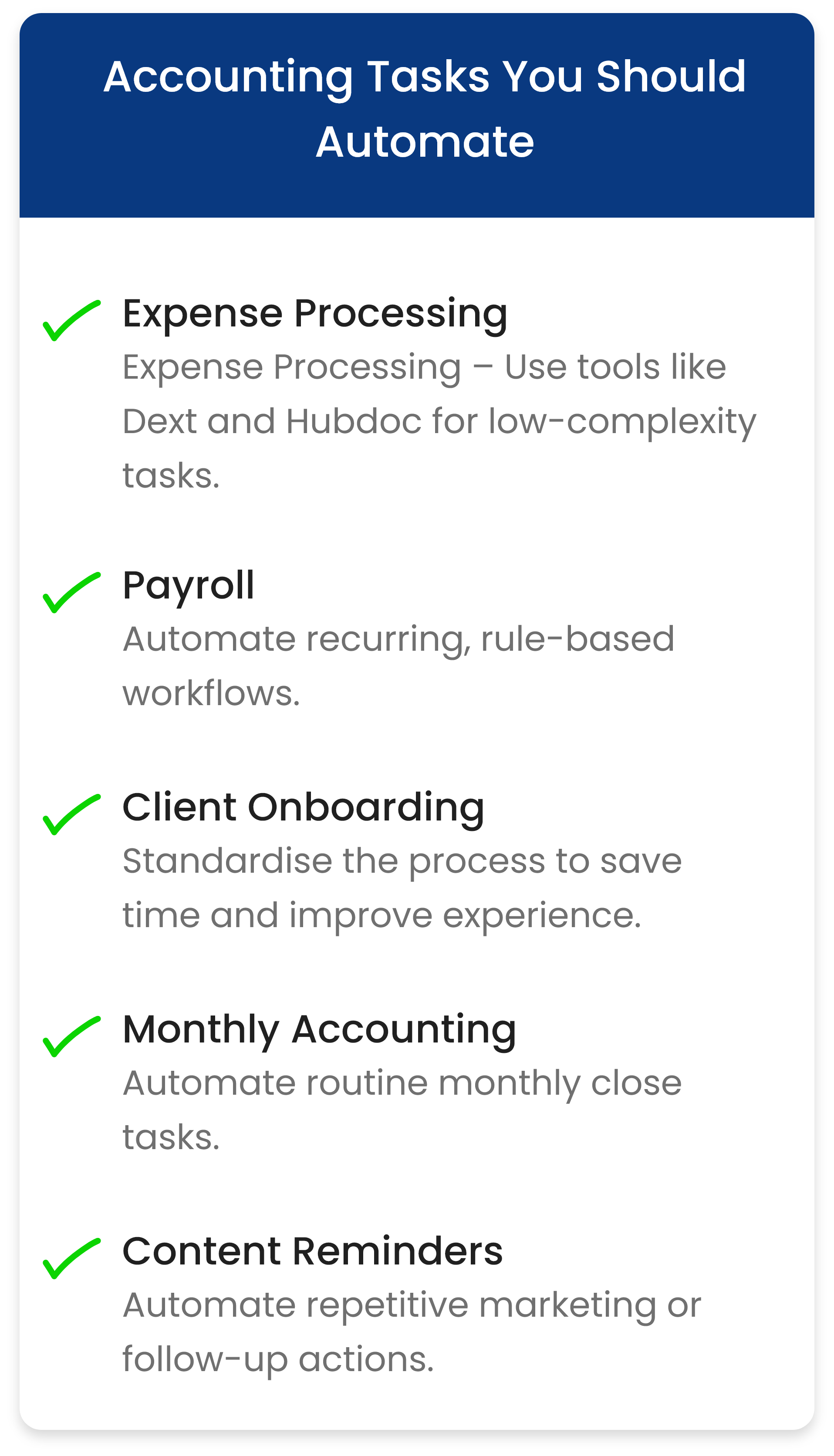 Accounting outsourcing